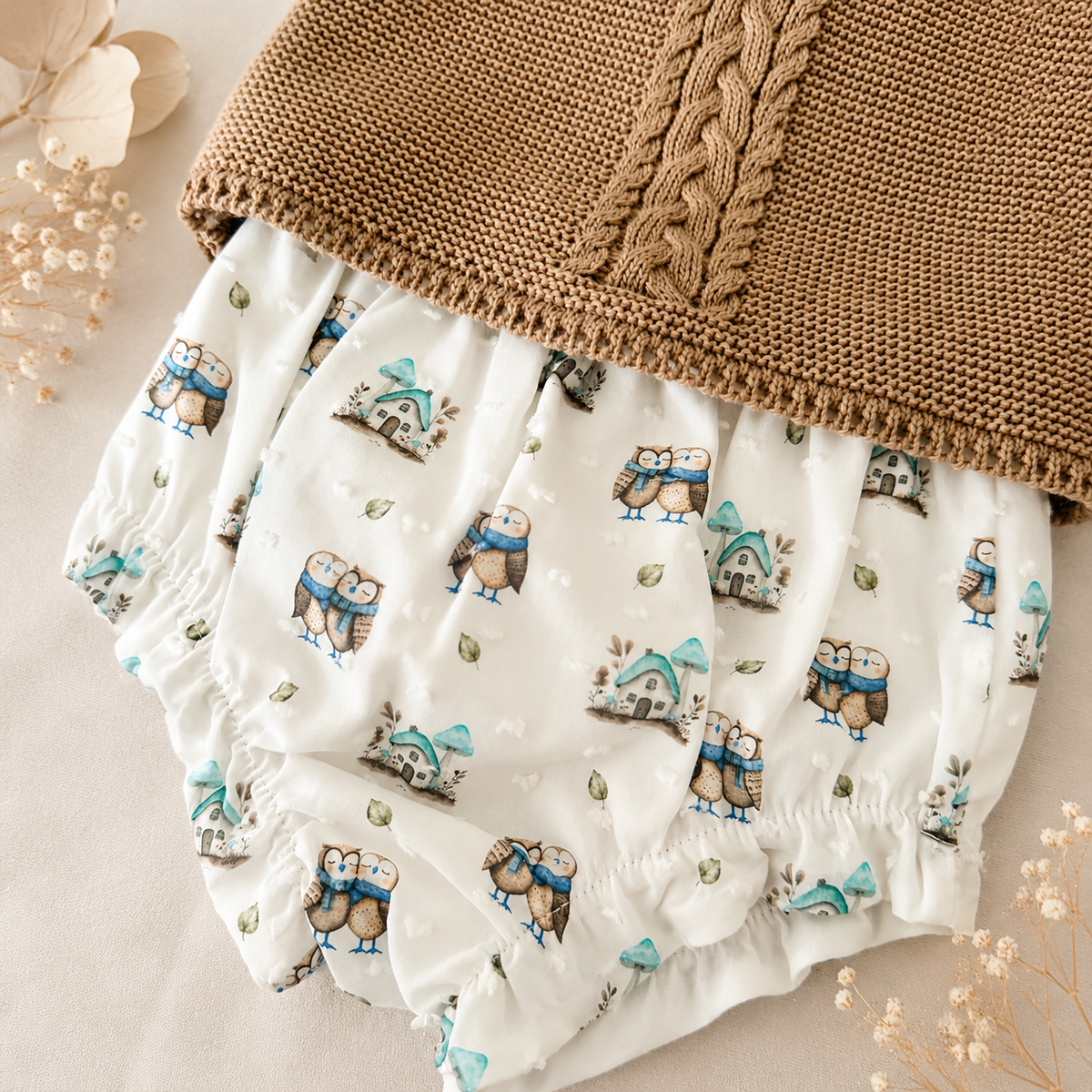 Conjunto 2 Piezas Búhos